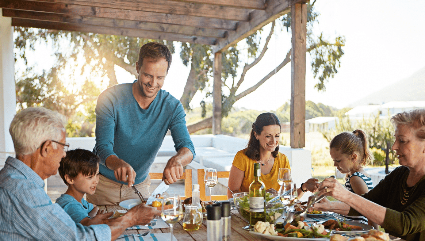 coin repas terrasse bois