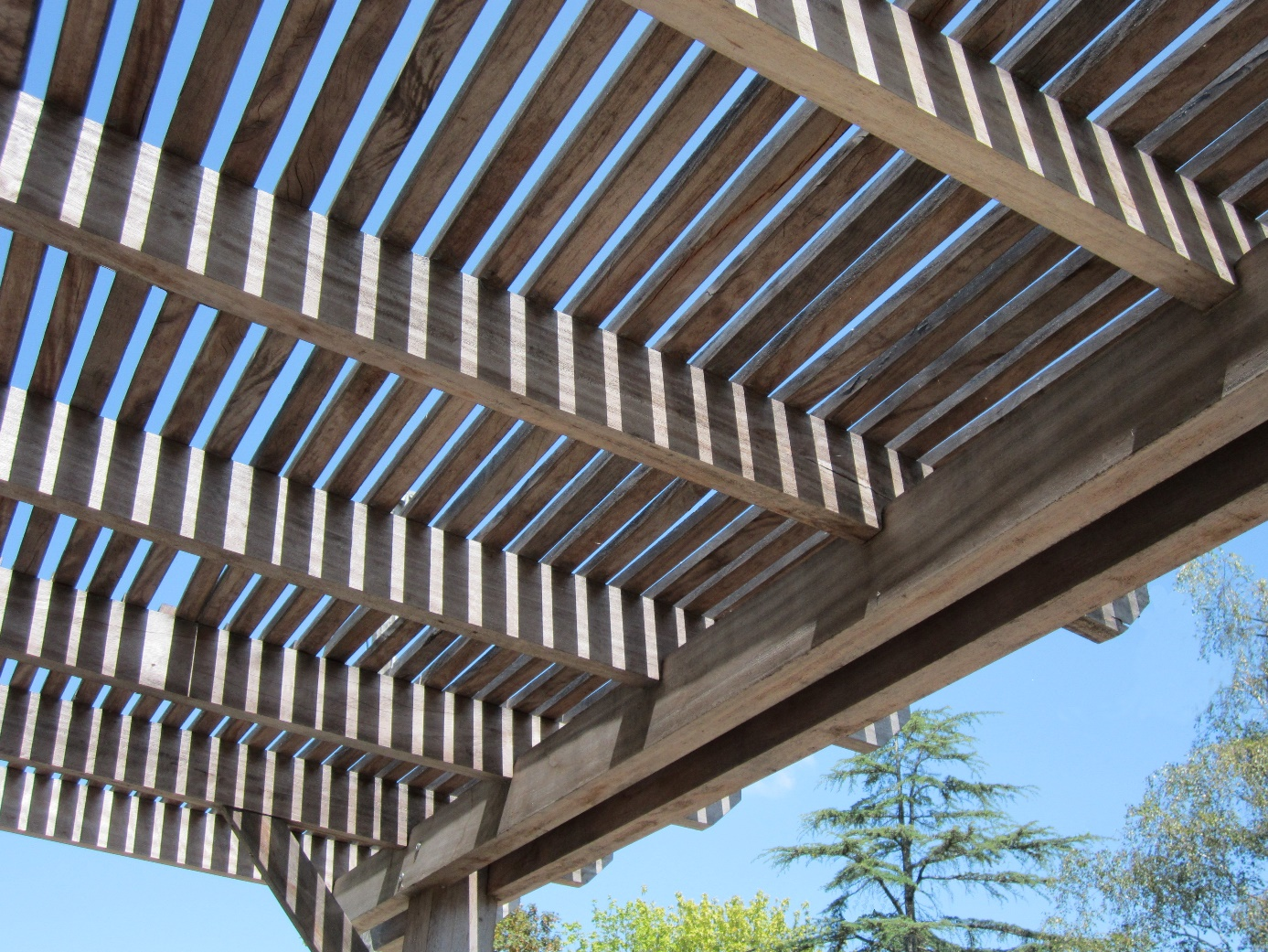 installation pergola bois