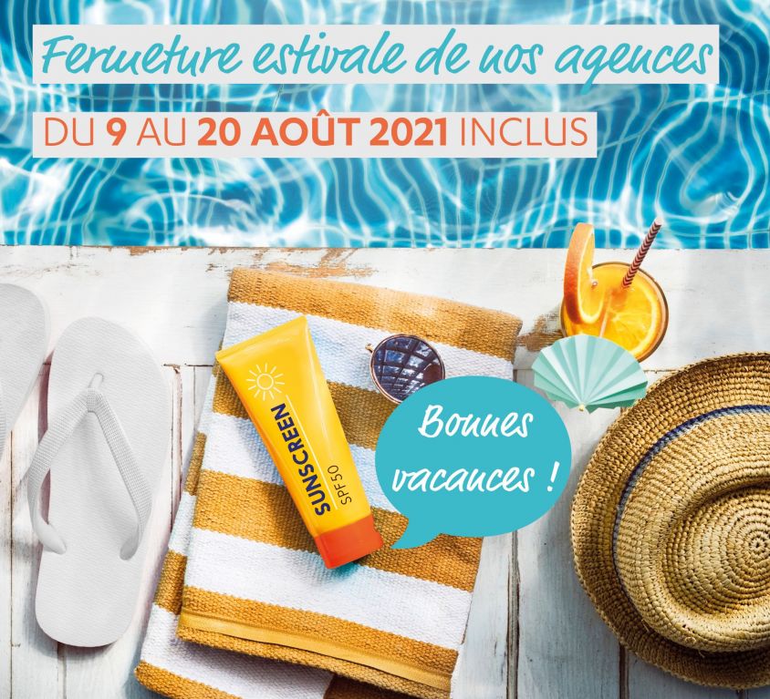 fermeture estivale 2021