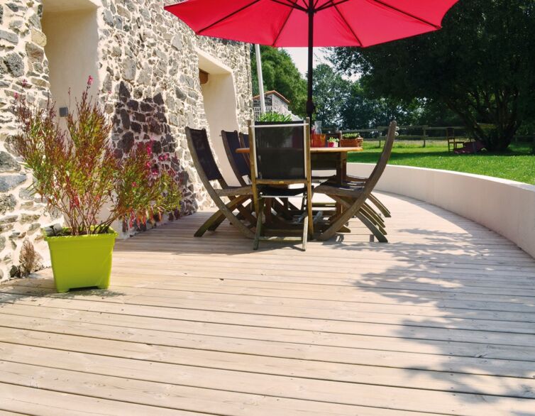 terrasses bois pin