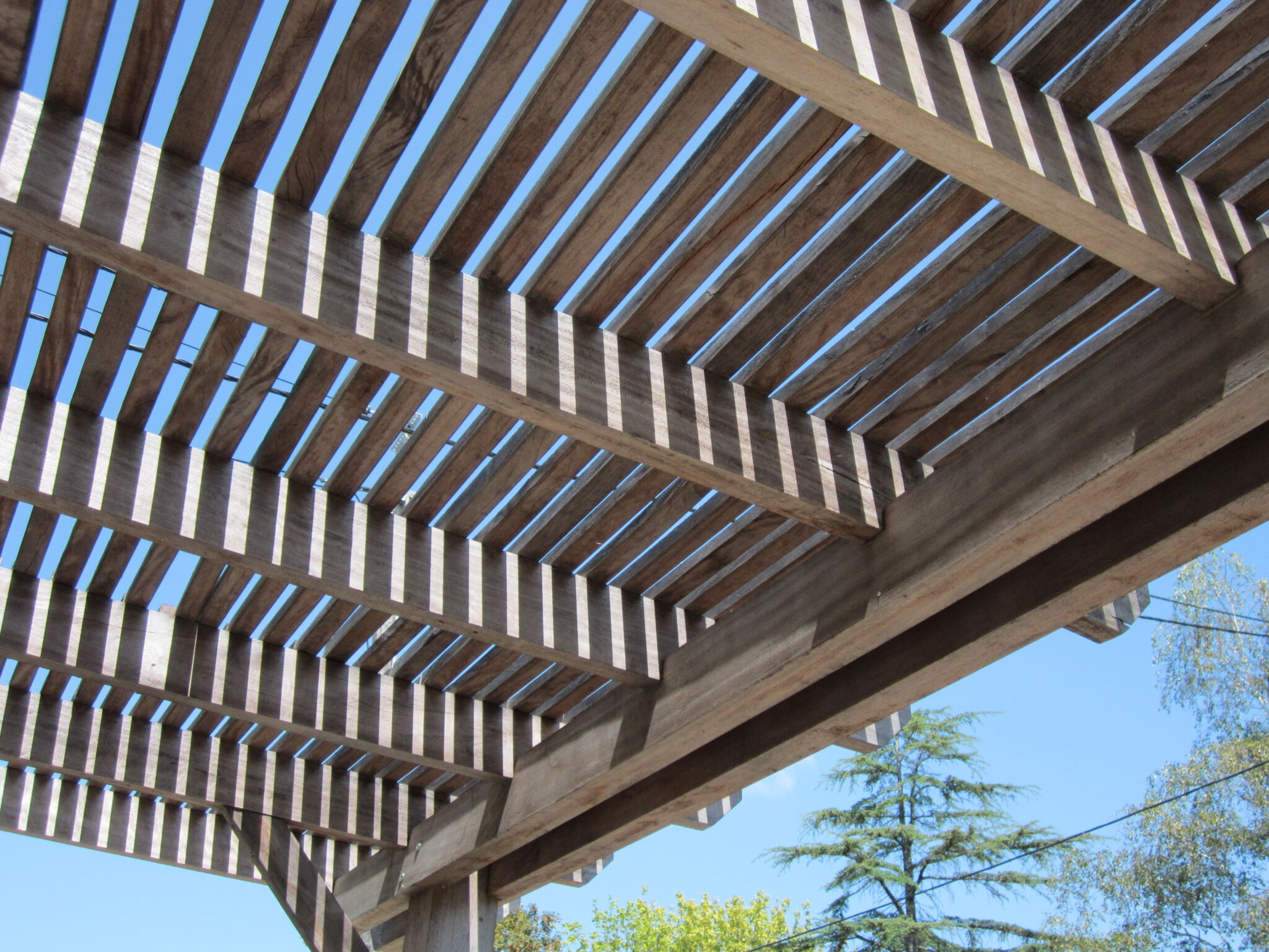 pergola avec ombrières