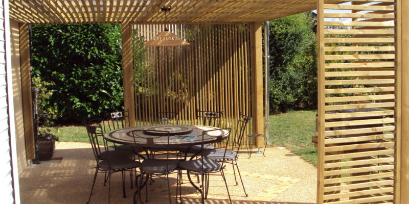 pergola liteaux pin traite╠ü vert bed91 (ami de mb)