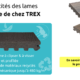 Lames Trex Enhance : légère, profilée, matériaux recyclés.