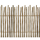 Barrière en bois naturel rustique