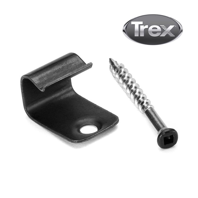 Clip et vis de fixation Trex