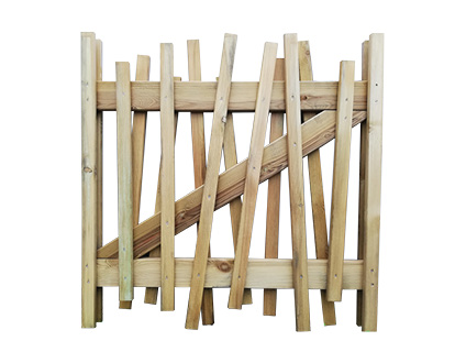 Portillon Roseau en pin