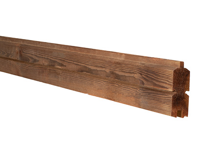 Profil double faux claire-voie à emboitement – Clôture bois