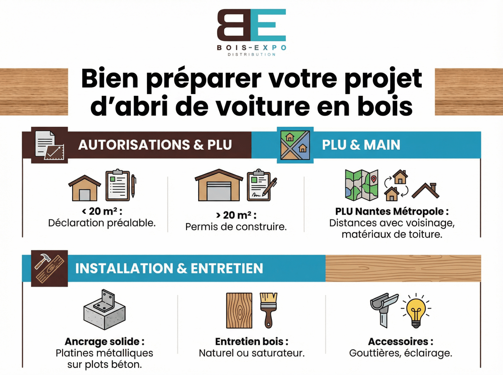 freepik infographie avec peu de texte pour bien prparer vo 23944 Guide abri voiture bois autorisations installation entretien.