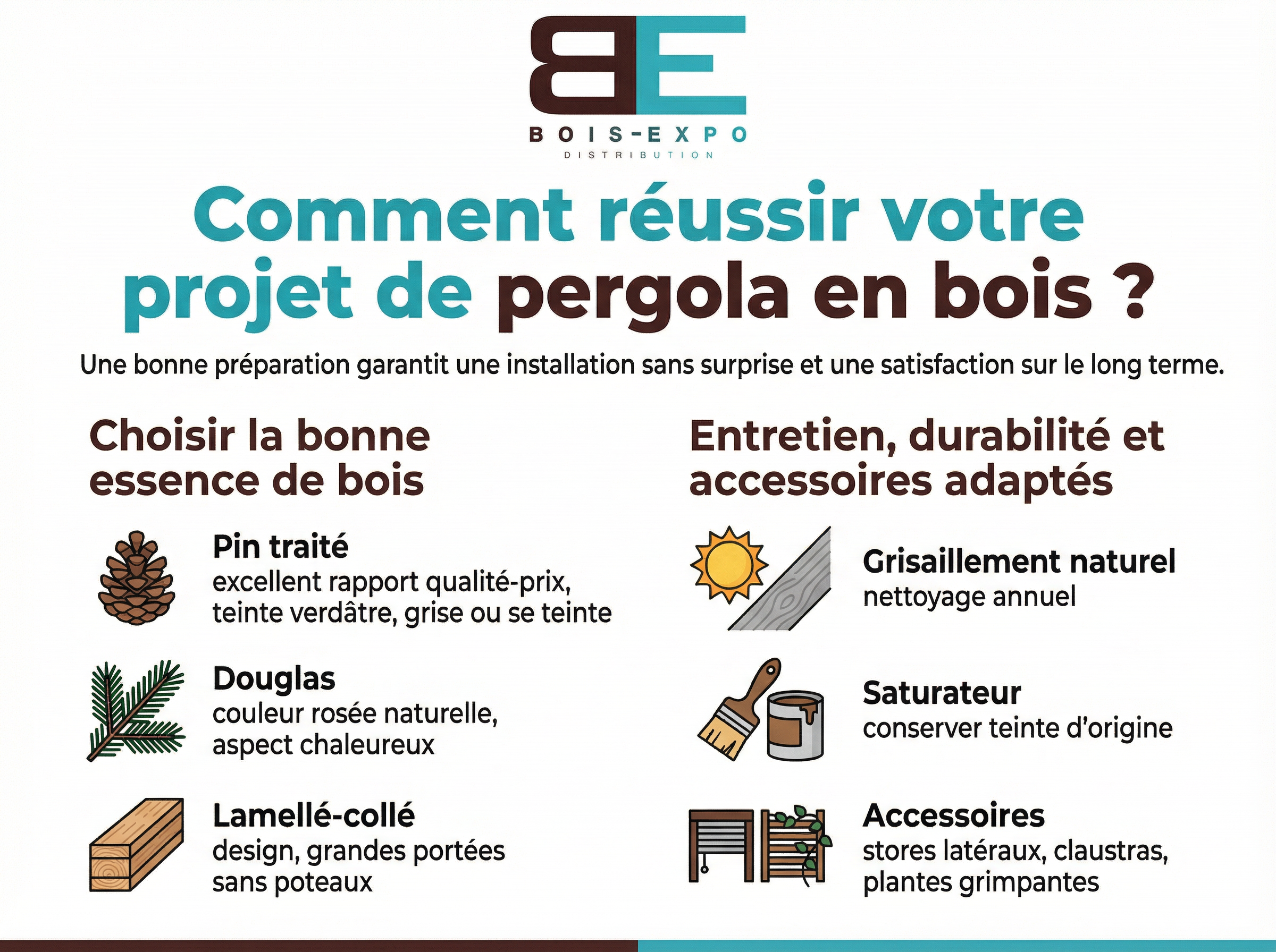Conseils pour réussir une pergola en bois durable. Conseils pour réussir une pergola en bois durable.