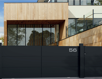 Portail aluminium personnalisé