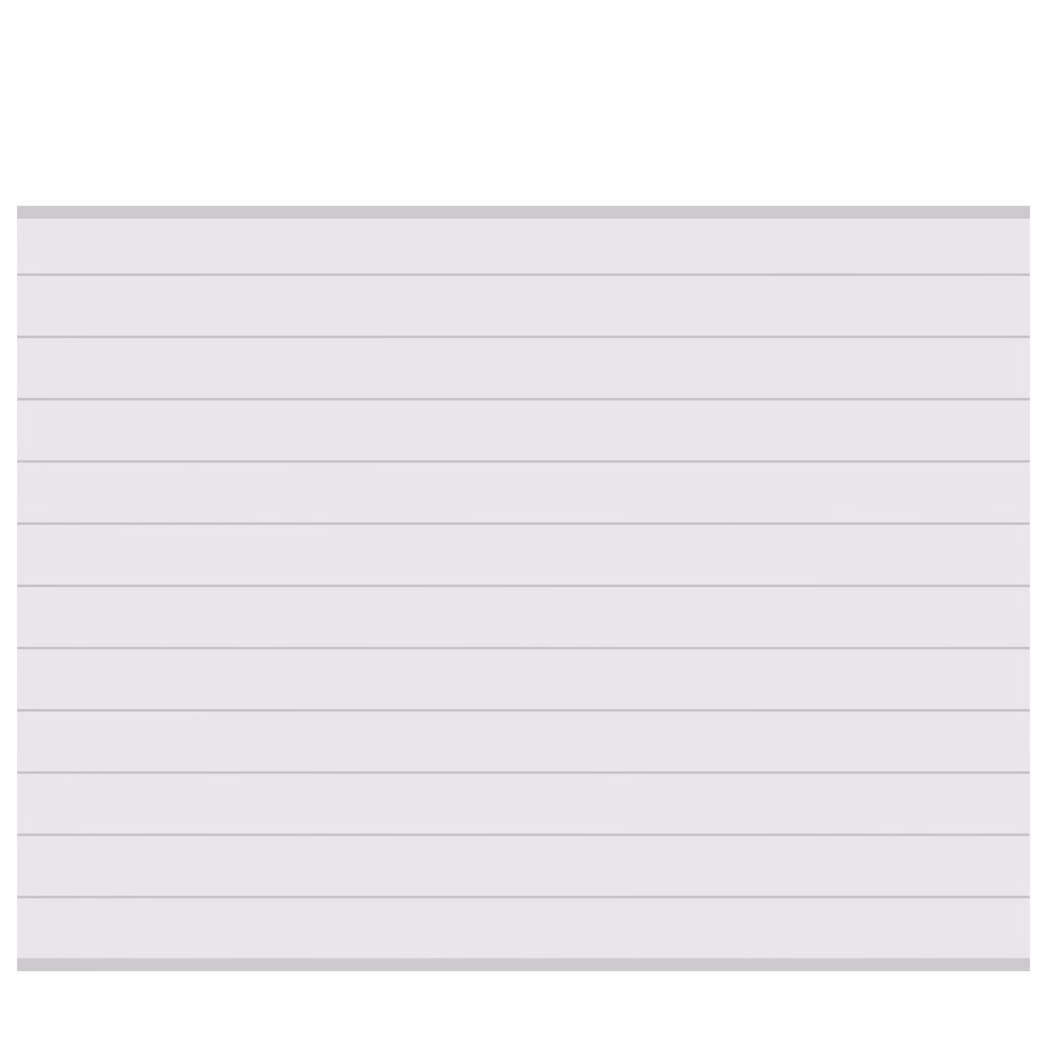 Feuille de papier lignée vide