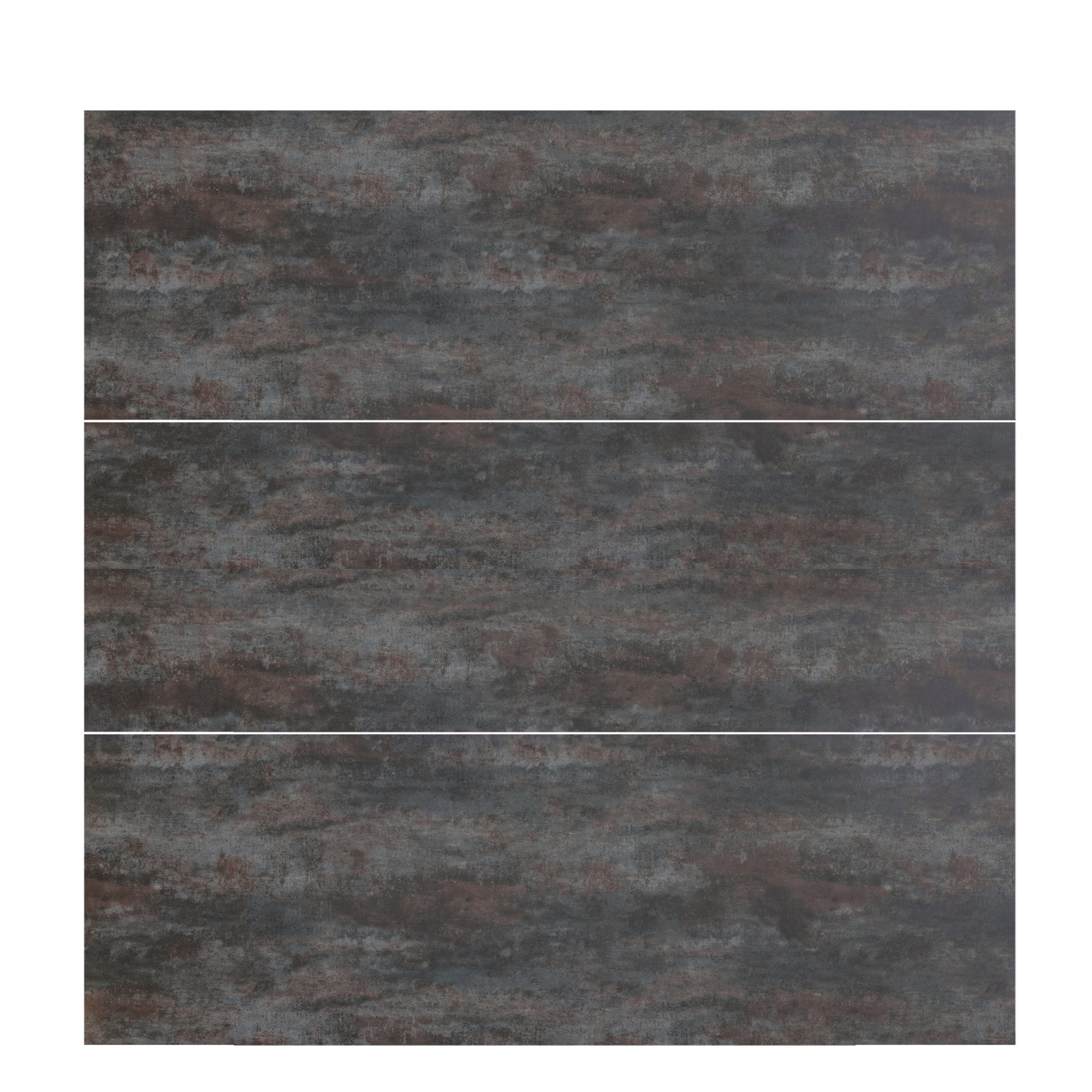 Carrelage gris foncé à texture rugueuse.